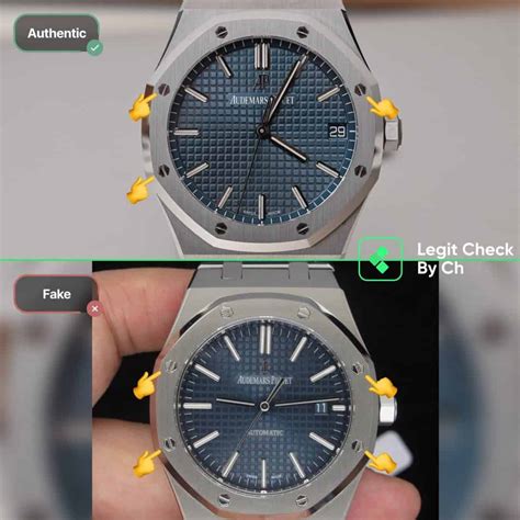 spot fake ap watch|how to spot a fake piguet.